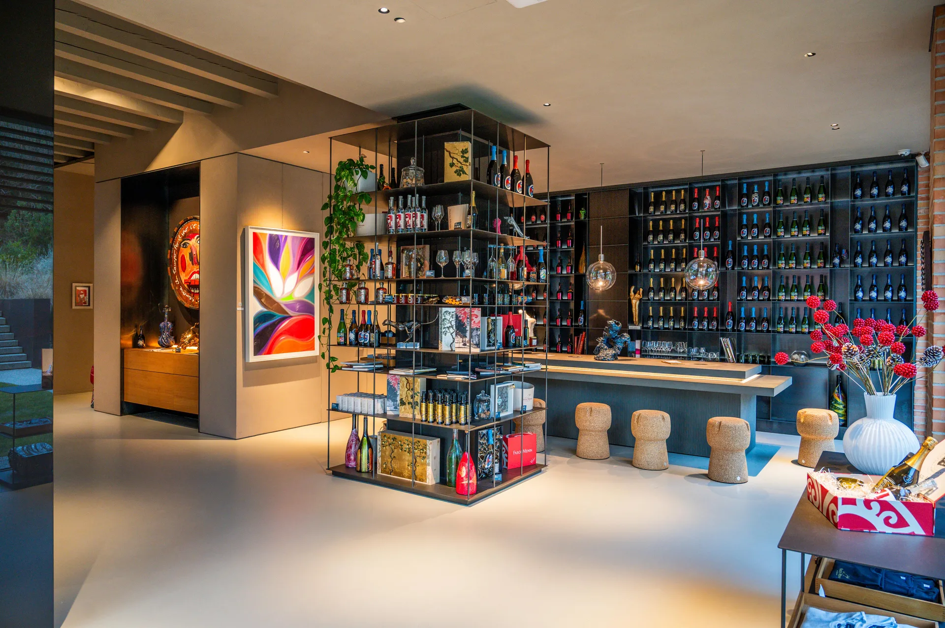 Cantina Fasol Menin: shop, arte e vista panoramica sui vigneti